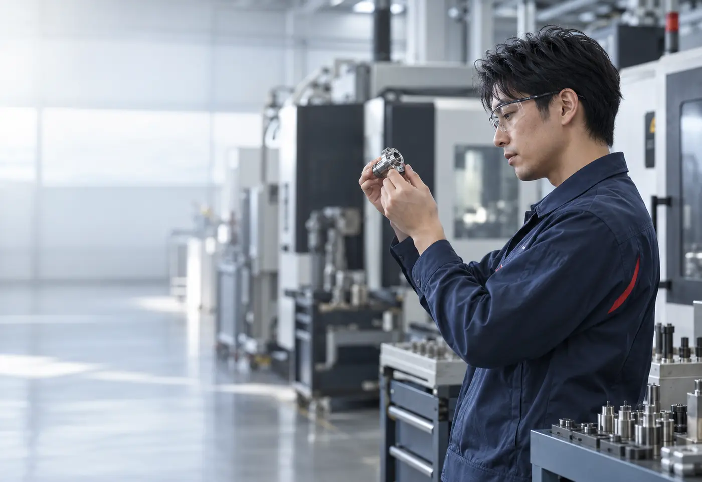 製造の現場で働く人